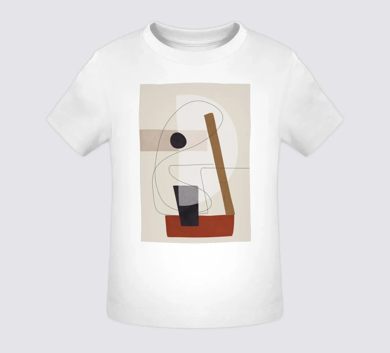 Abstract Minimal Shapes III camiseta de bebé de cityart