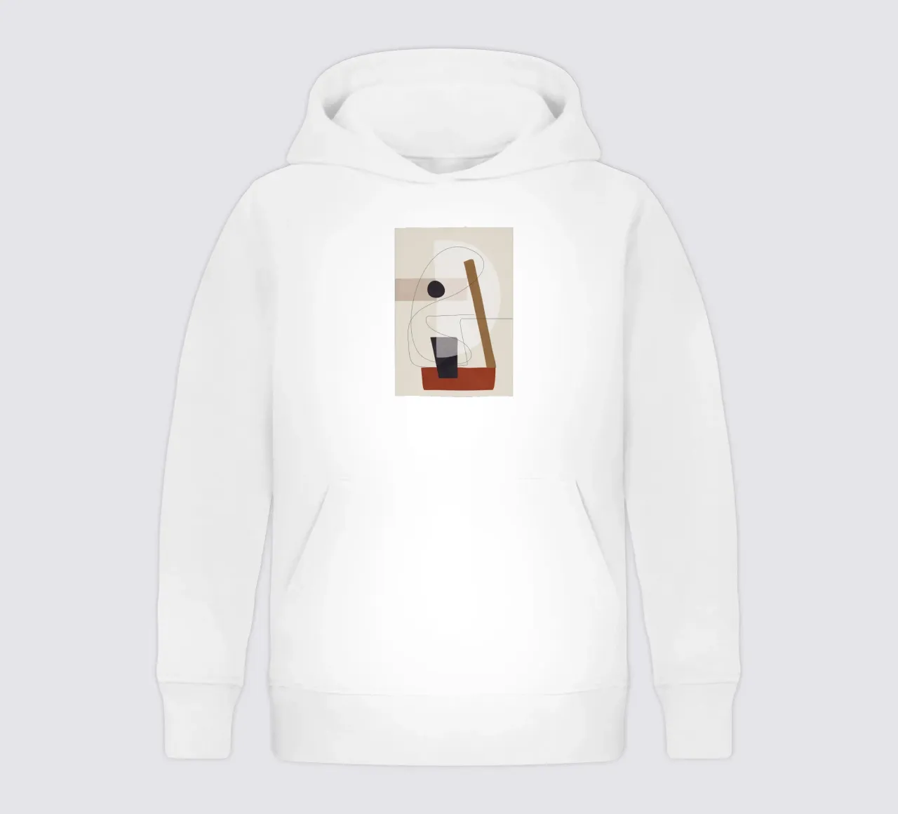 Abstract Minimal Shapes III felpa bambino con cappuccio da cityart
