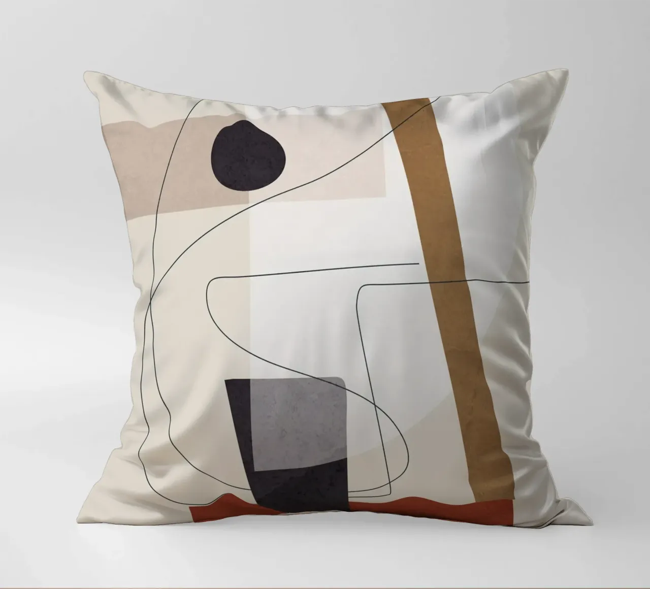 Abstract Minimal Shapes III Kissen von cityart