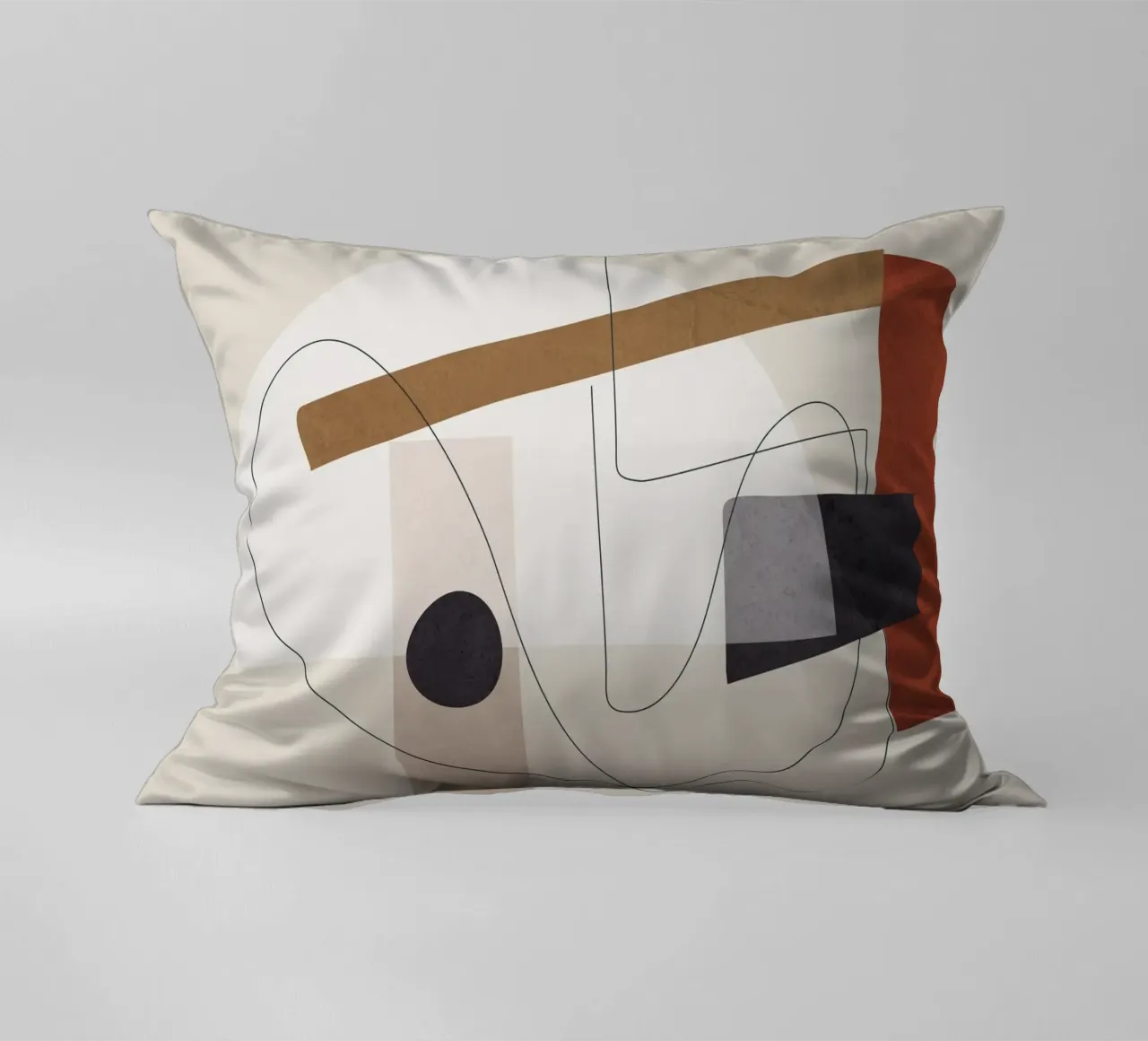 Abstract Minimal Shapes III cuscino da cityart