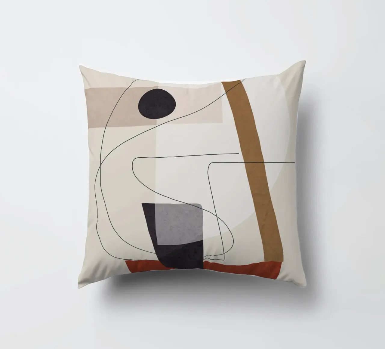 Abstract Minimal Shapes III cuscino da cityart