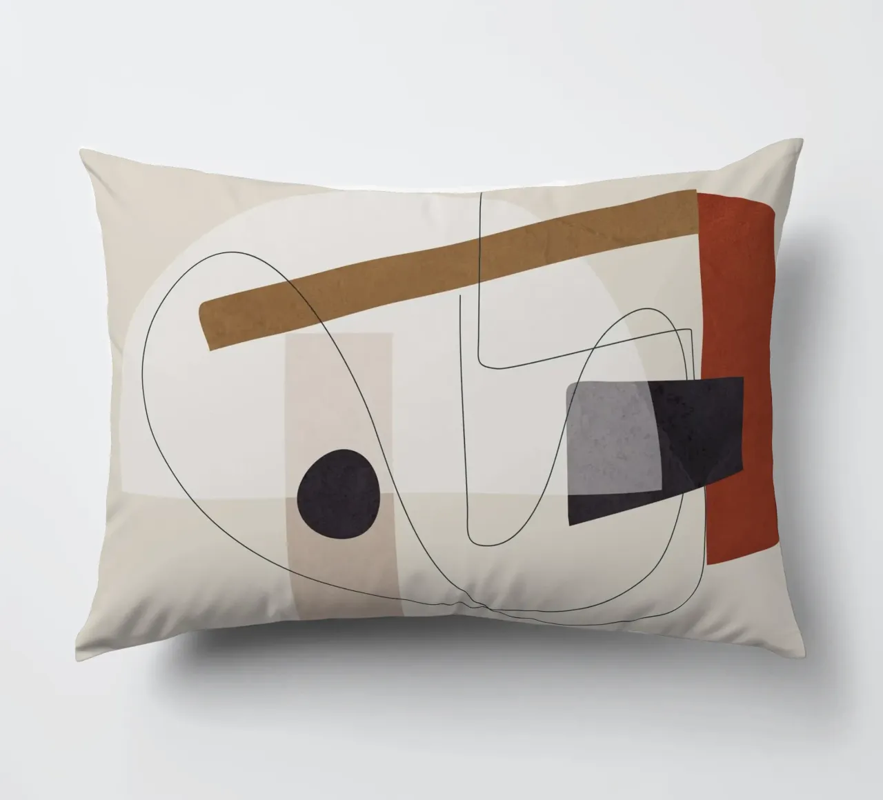 Abstract Minimal Shapes III cuscino da cityart