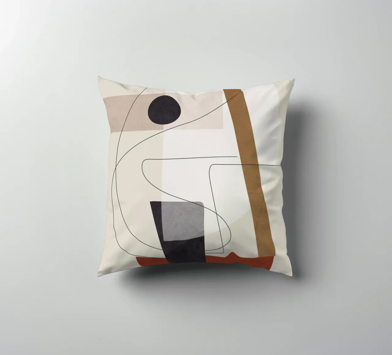 Abstract Minimal Shapes III cuscino da cityart