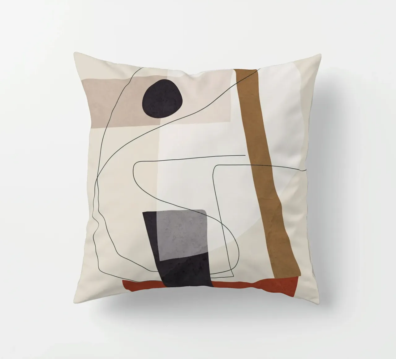 Abstract Minimal Shapes III cuscino da cityart