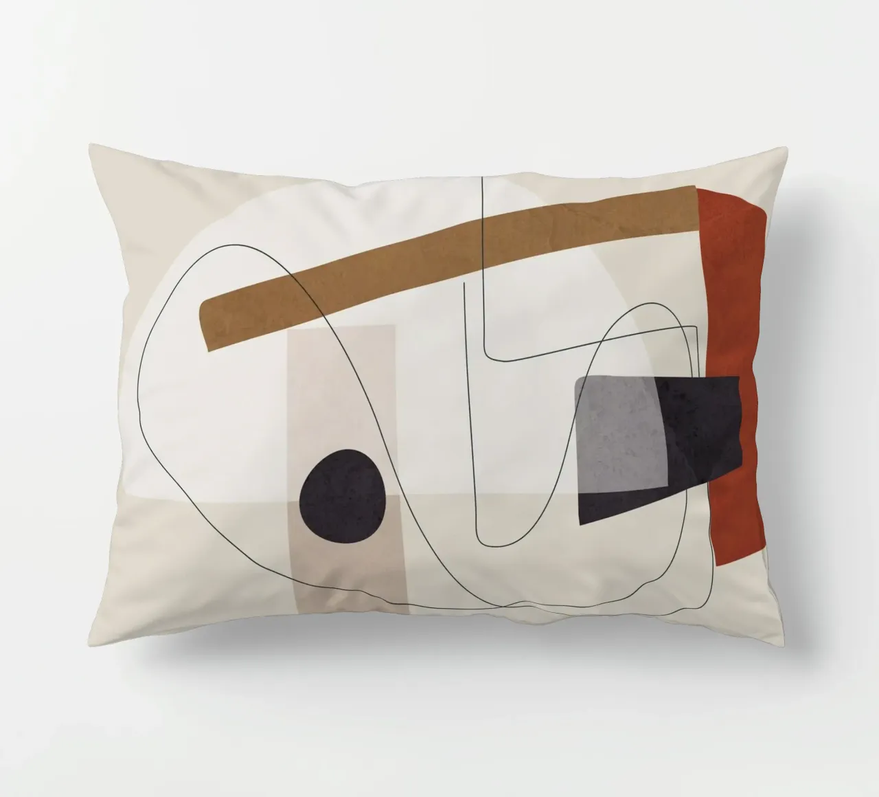 Abstract Minimal Shapes III cuscino da cityart