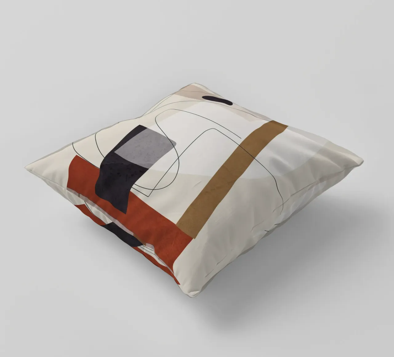 Abstract Minimal Shapes III cuscino da cityart