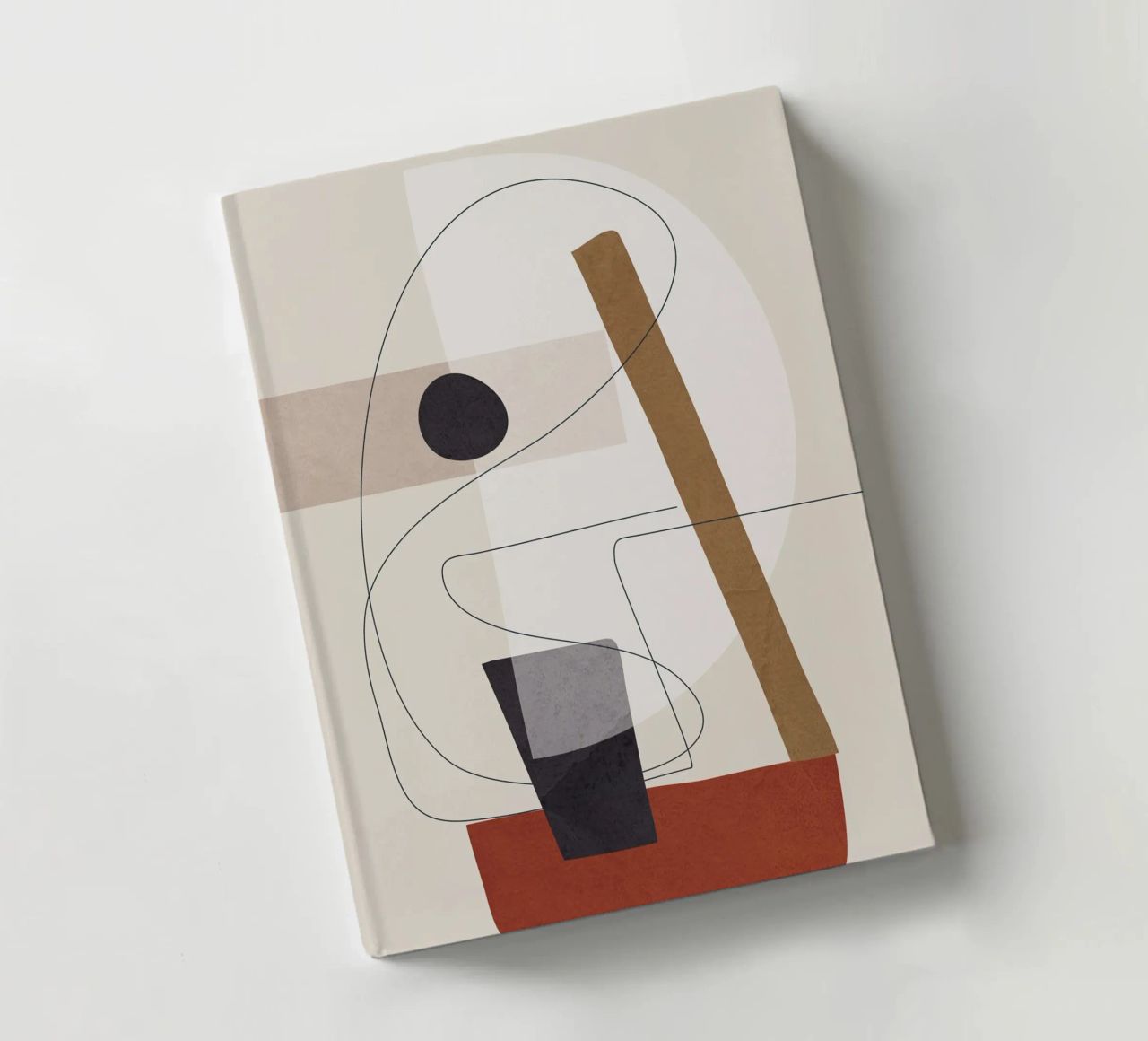 Abstract Minimal Shapes III notebook by cityart
