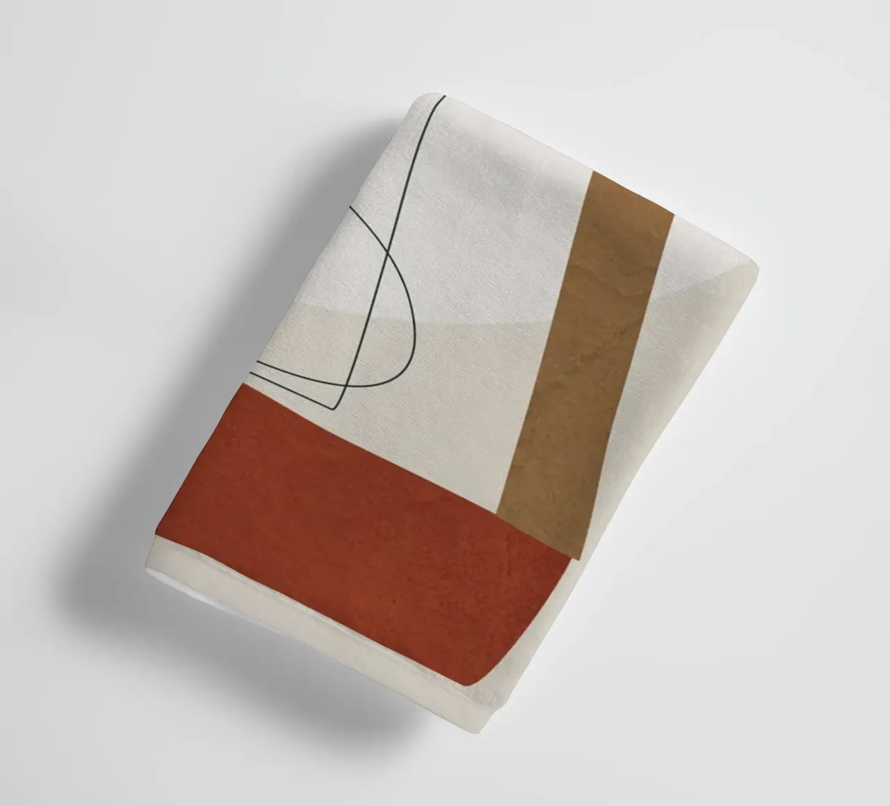 Abstract Minimal Shapes III towel by cityart