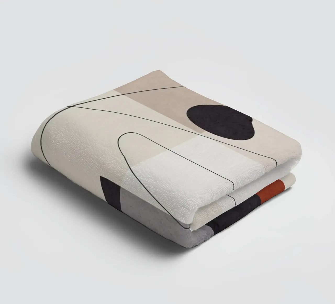 Abstract Minimal Shapes III asciugamano da bagno da cityart