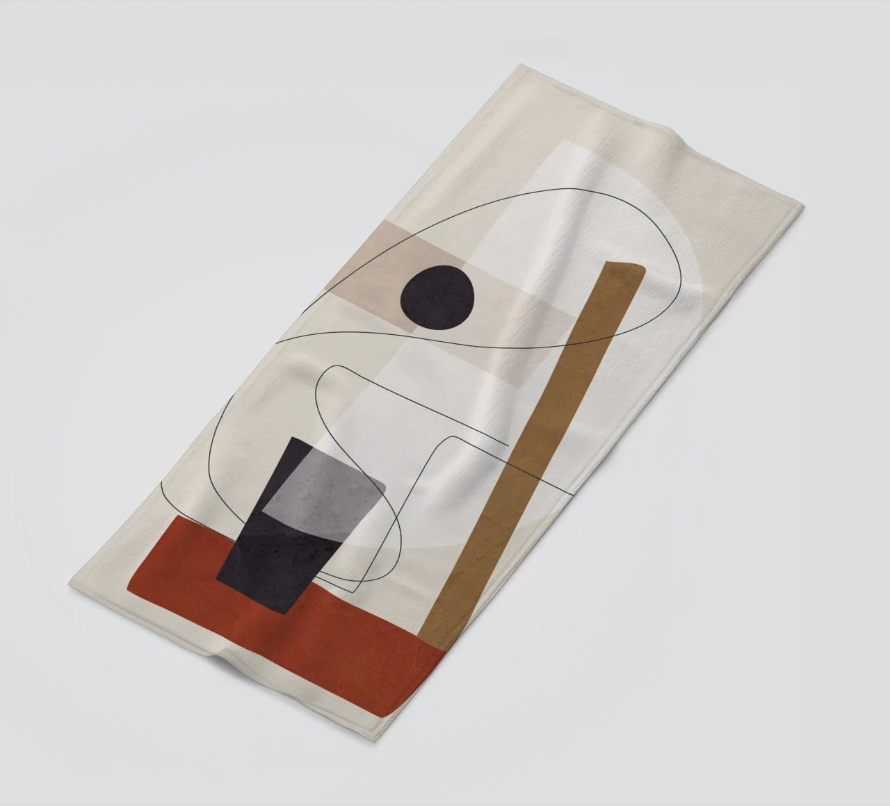 Abstract Minimal Shapes III telo mare da cityart