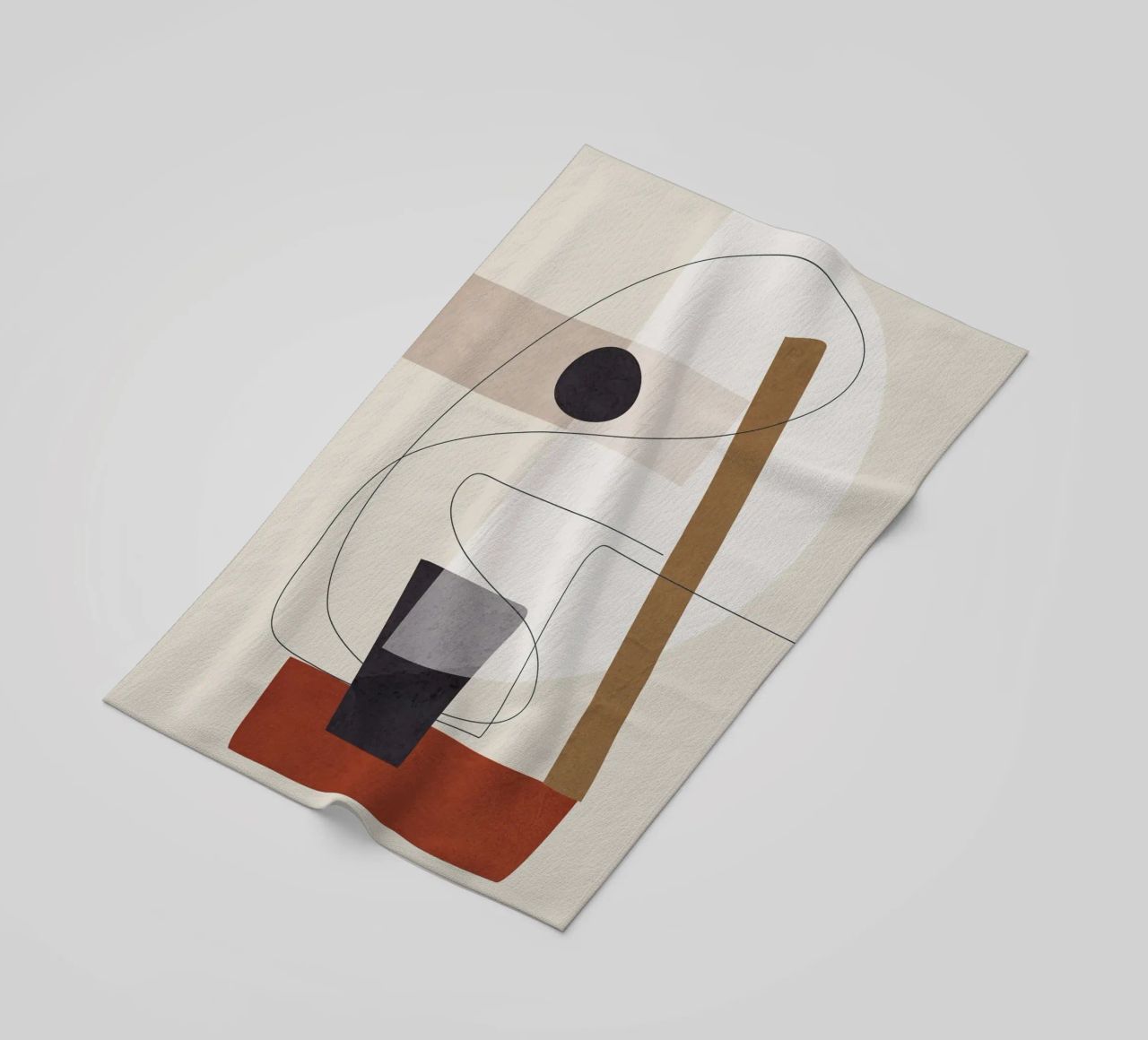 Abstract Minimal Shapes III telo mare da cityart