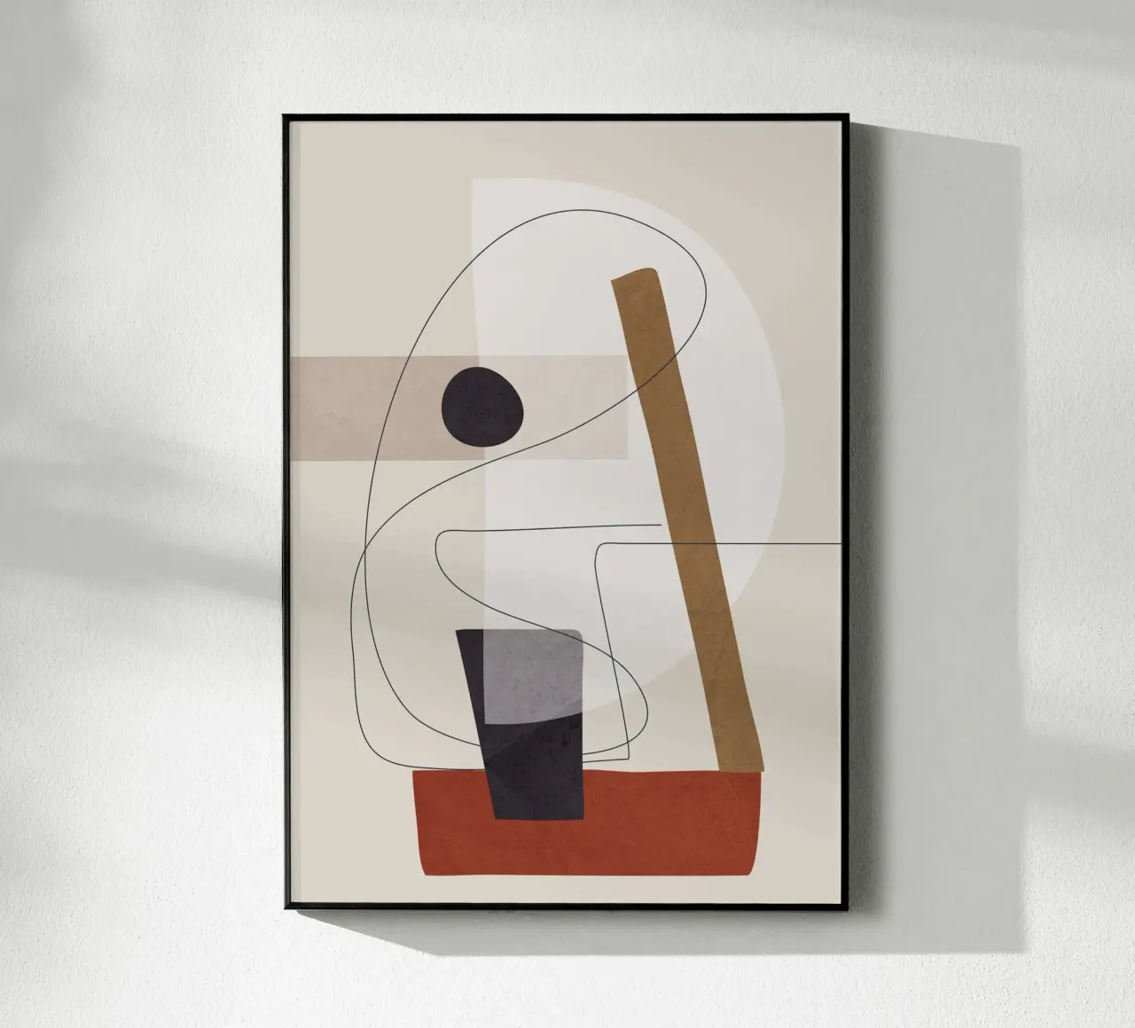 Abstract Minimal Shapes III plexiglass da cityart