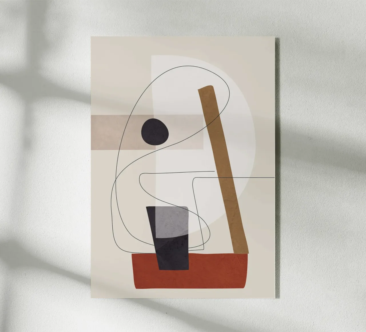 Abstract Minimal Shapes III plexiglass da cityart