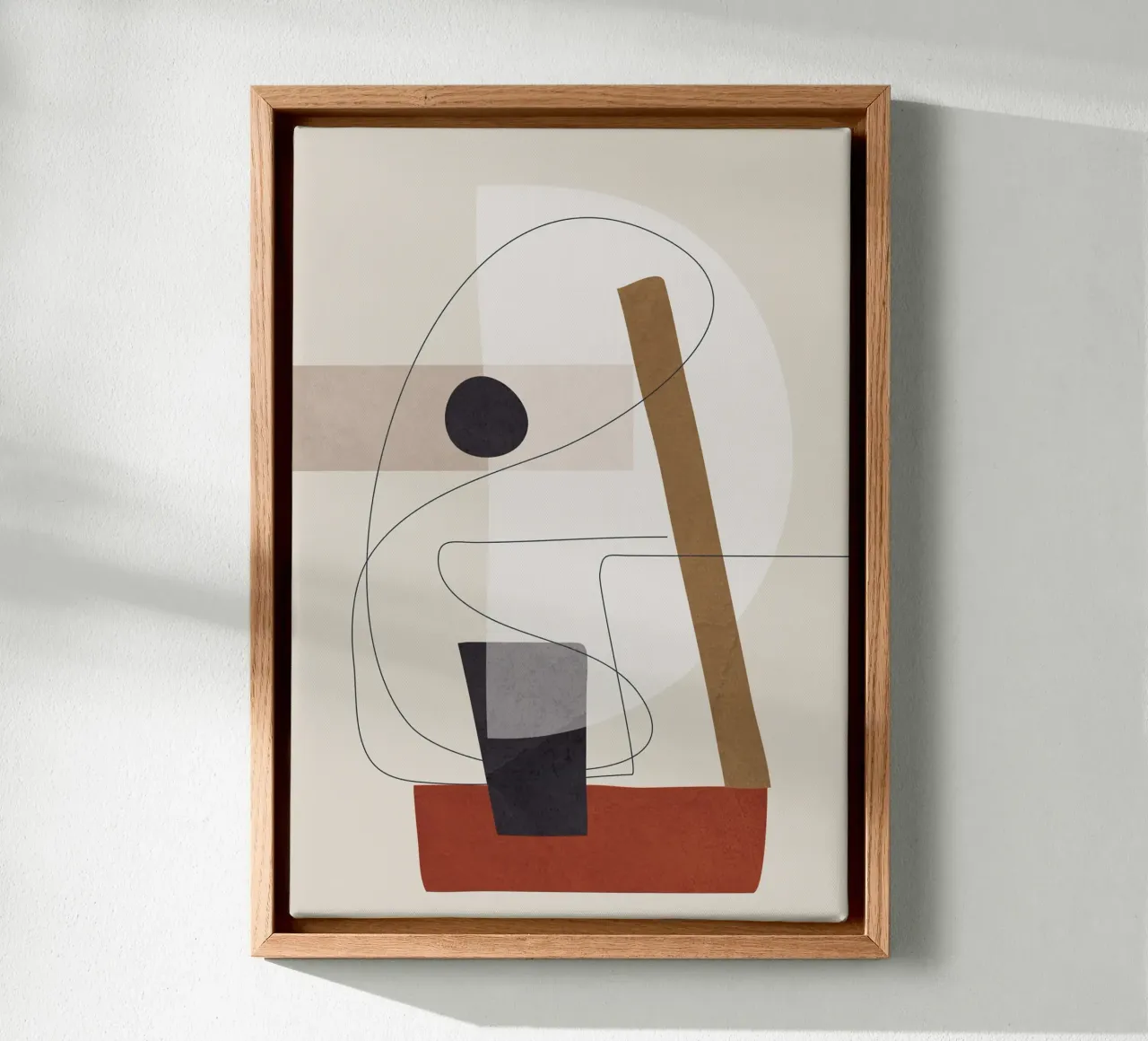 Abstract Minimal Shapes III tela da cityart