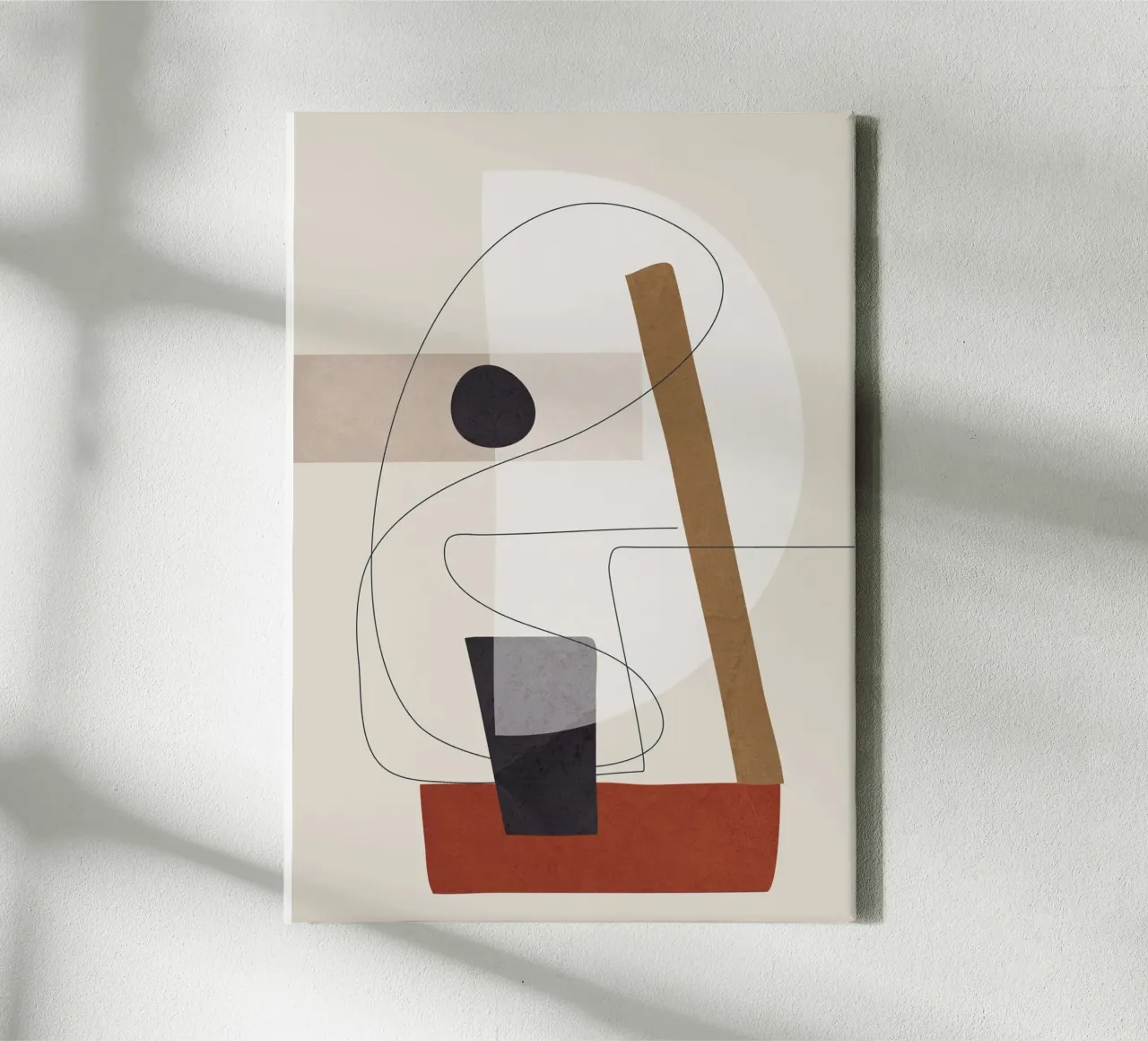 Abstract Minimal Shapes III tela da cityart