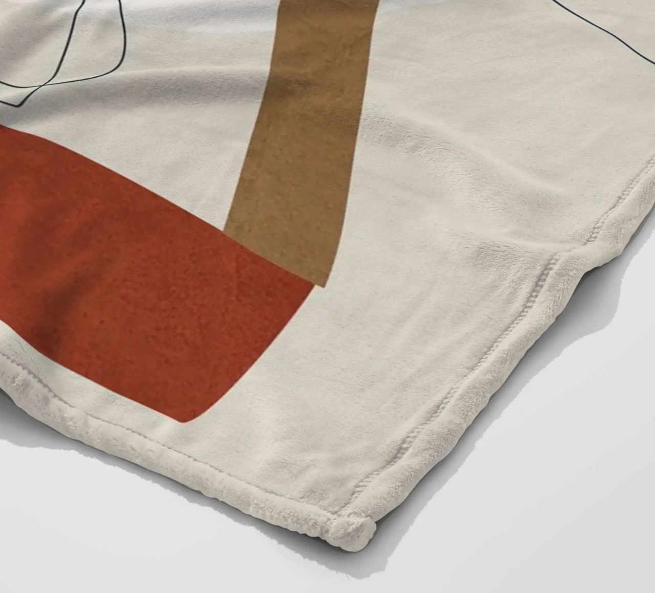Abstract Minimal Shapes III coperta in pile da cityart