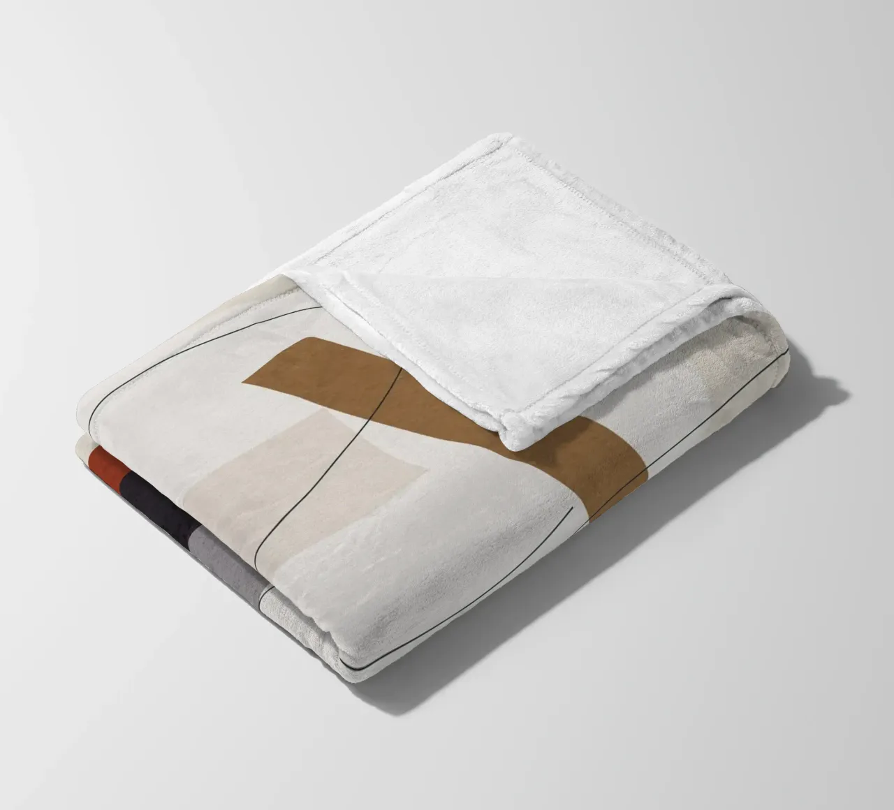 Abstract Minimal Shapes III coperta in pile da cityart