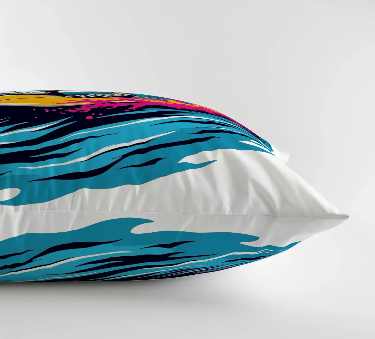 Ondata di scheletro tritatutto cuscino da artdesign1985