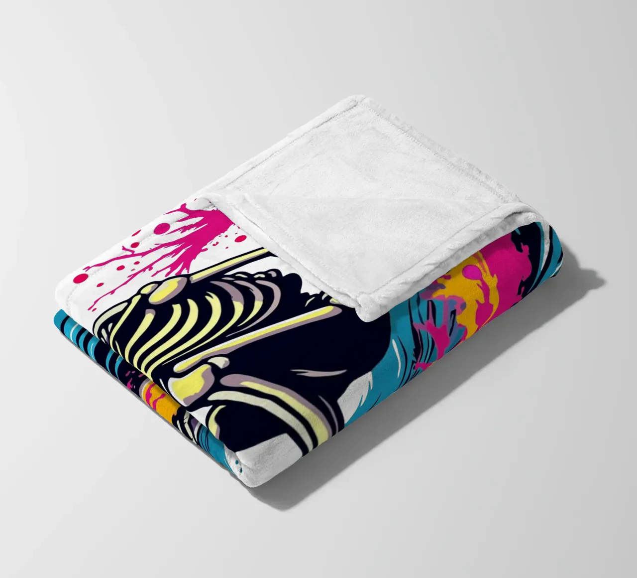 Ondata di scheletro tritatutto coperta in pile da artdesign1985