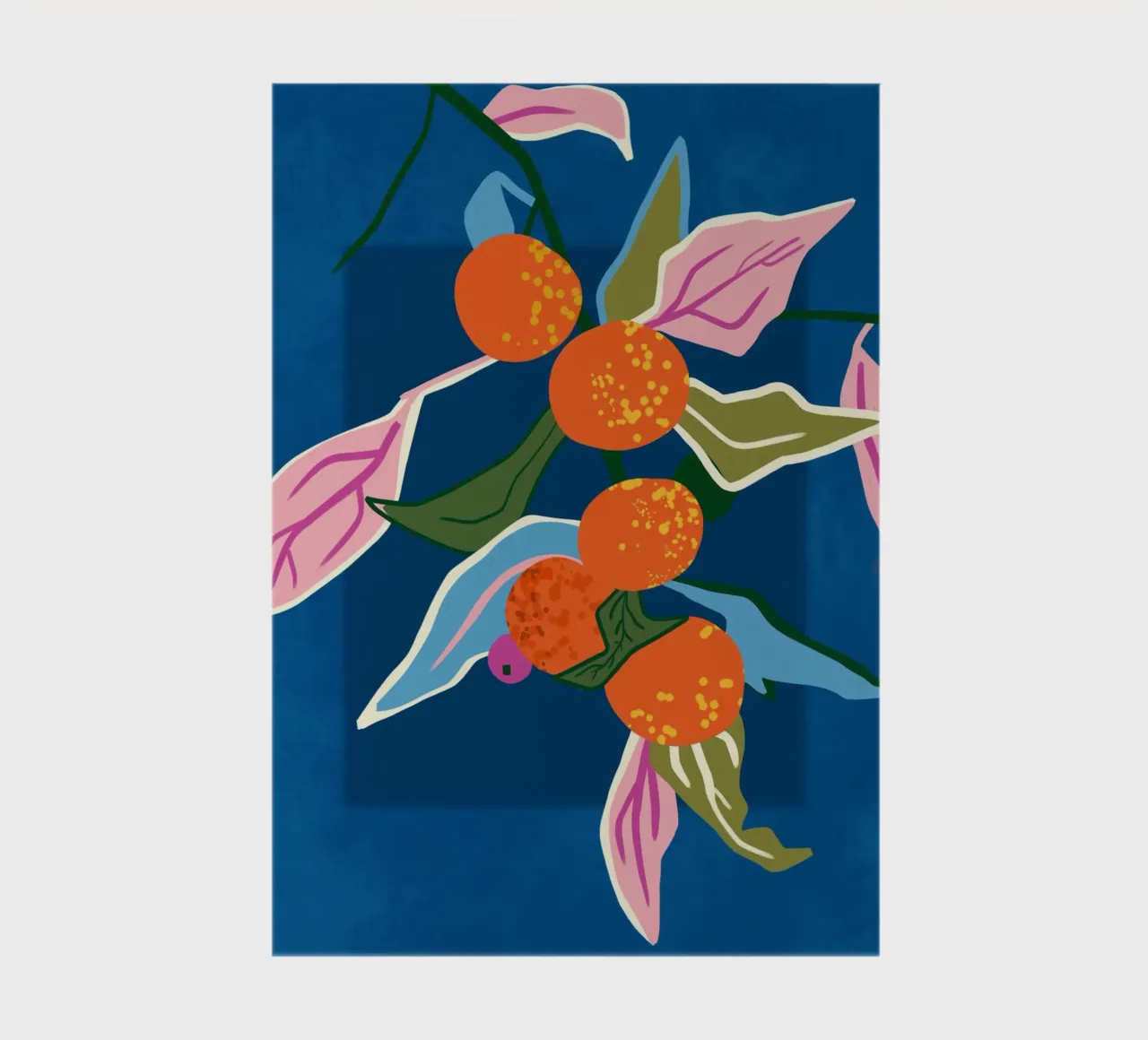 Lush Orange Botanicals notebook by Kintsugi99