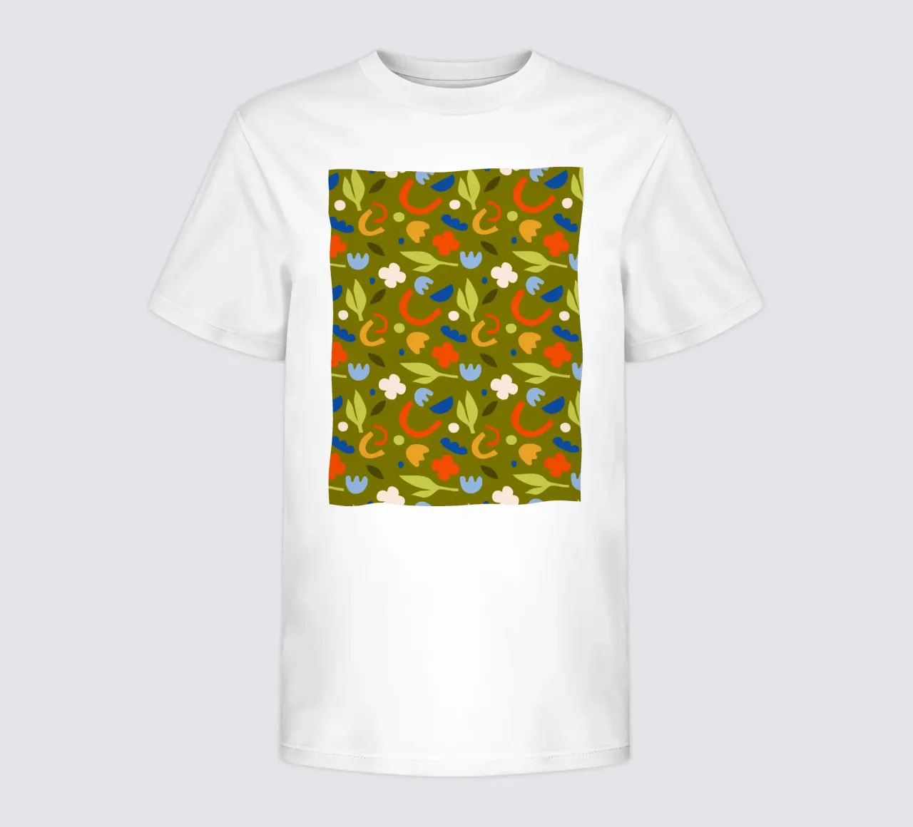 Olive Wiese Kinder T-Shirt von Kintsugi99