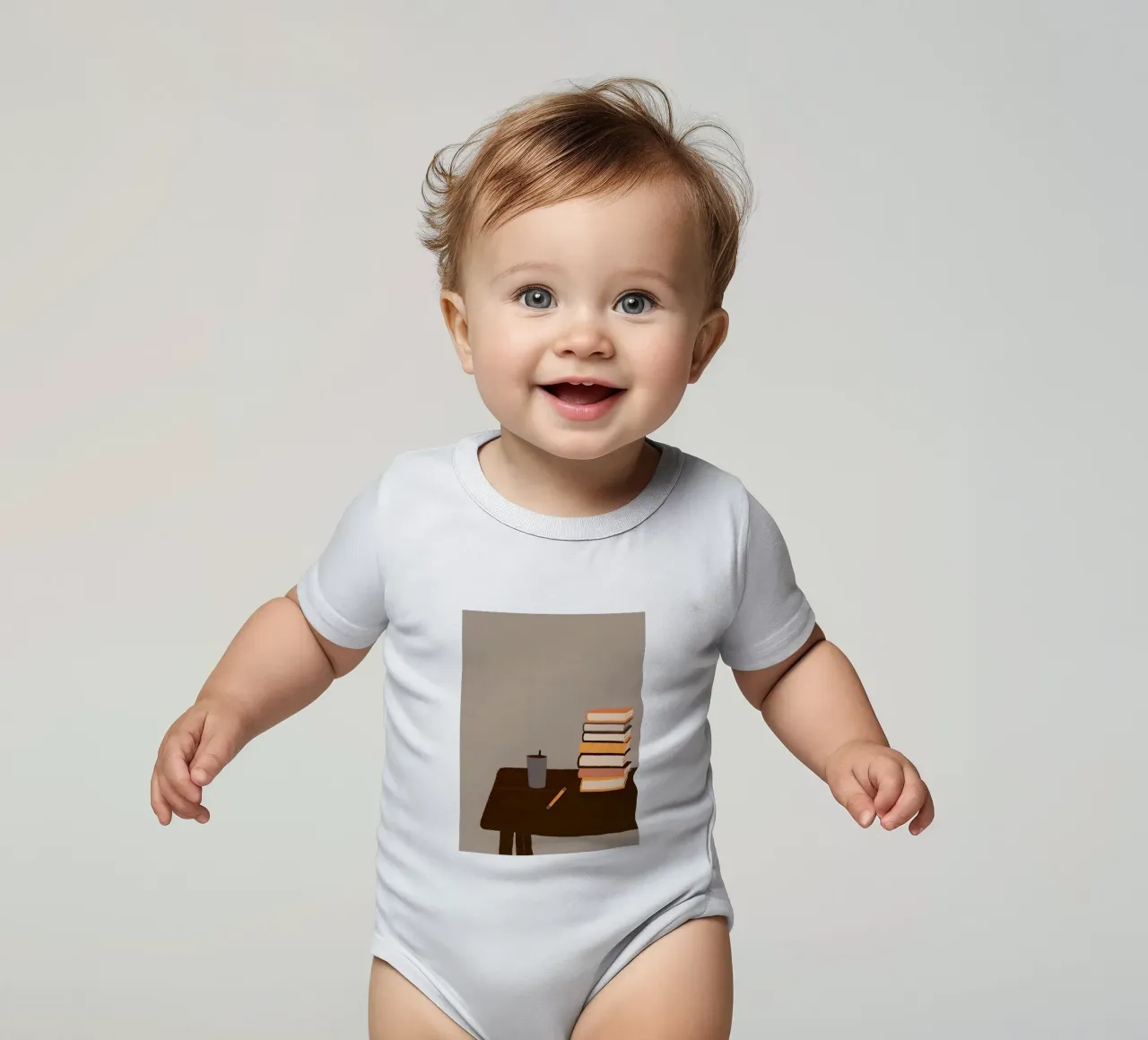 Luogo del libro body neonato maniche corte da PERSONAL TOUCH