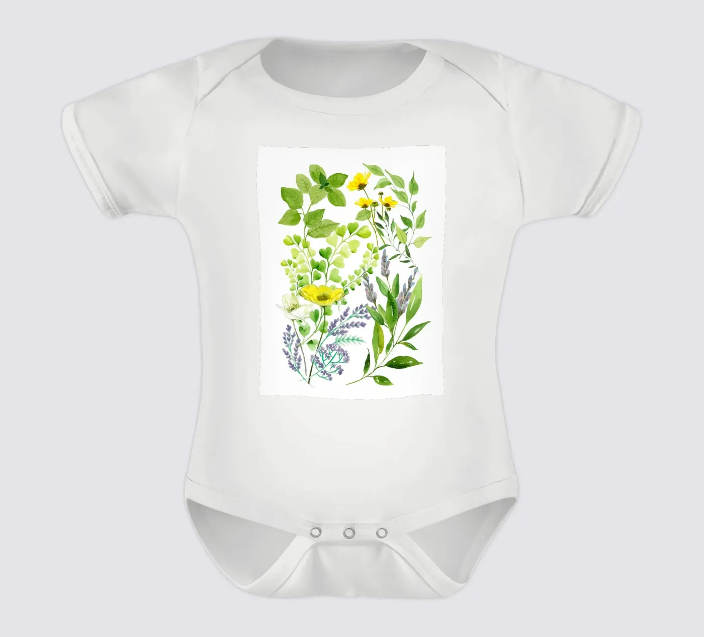 Springtime Kurzarm Babybody von Nadjaa