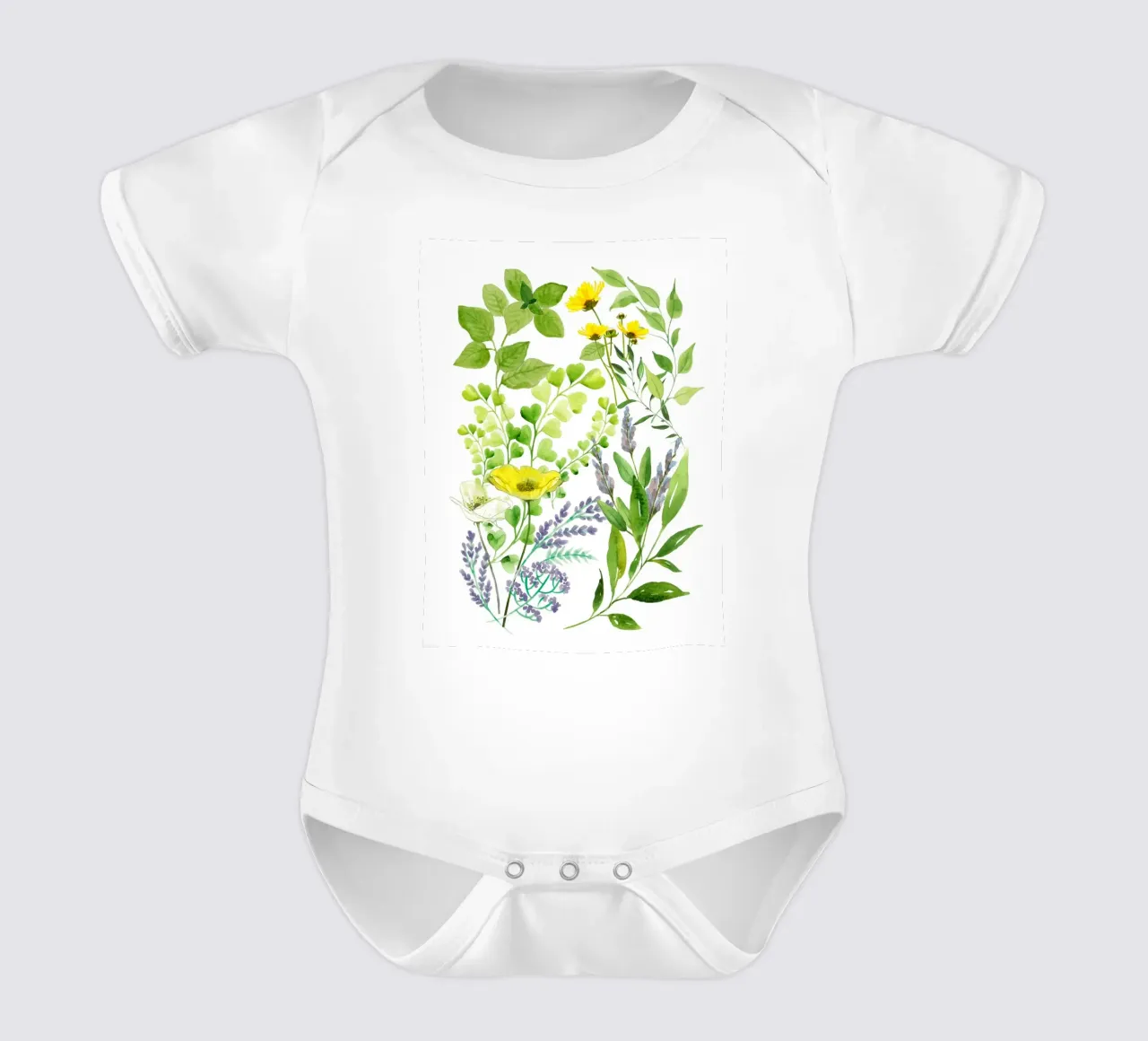 Springtime body neonato maniche corte da Nadjaa