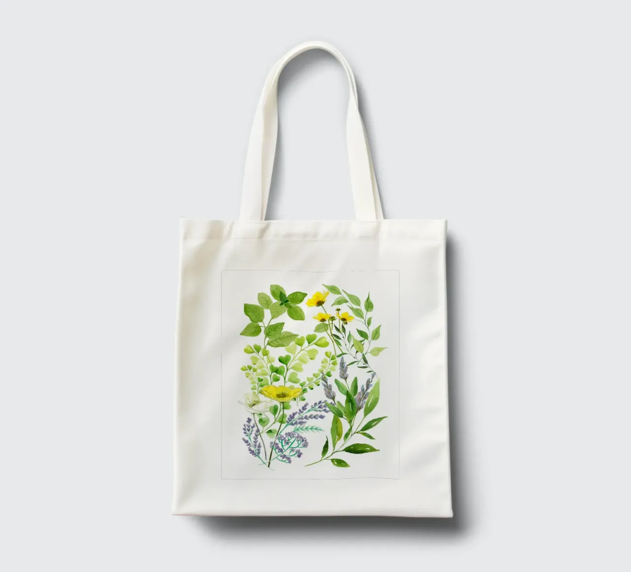 Springtime borsa in juta da Nadjaa