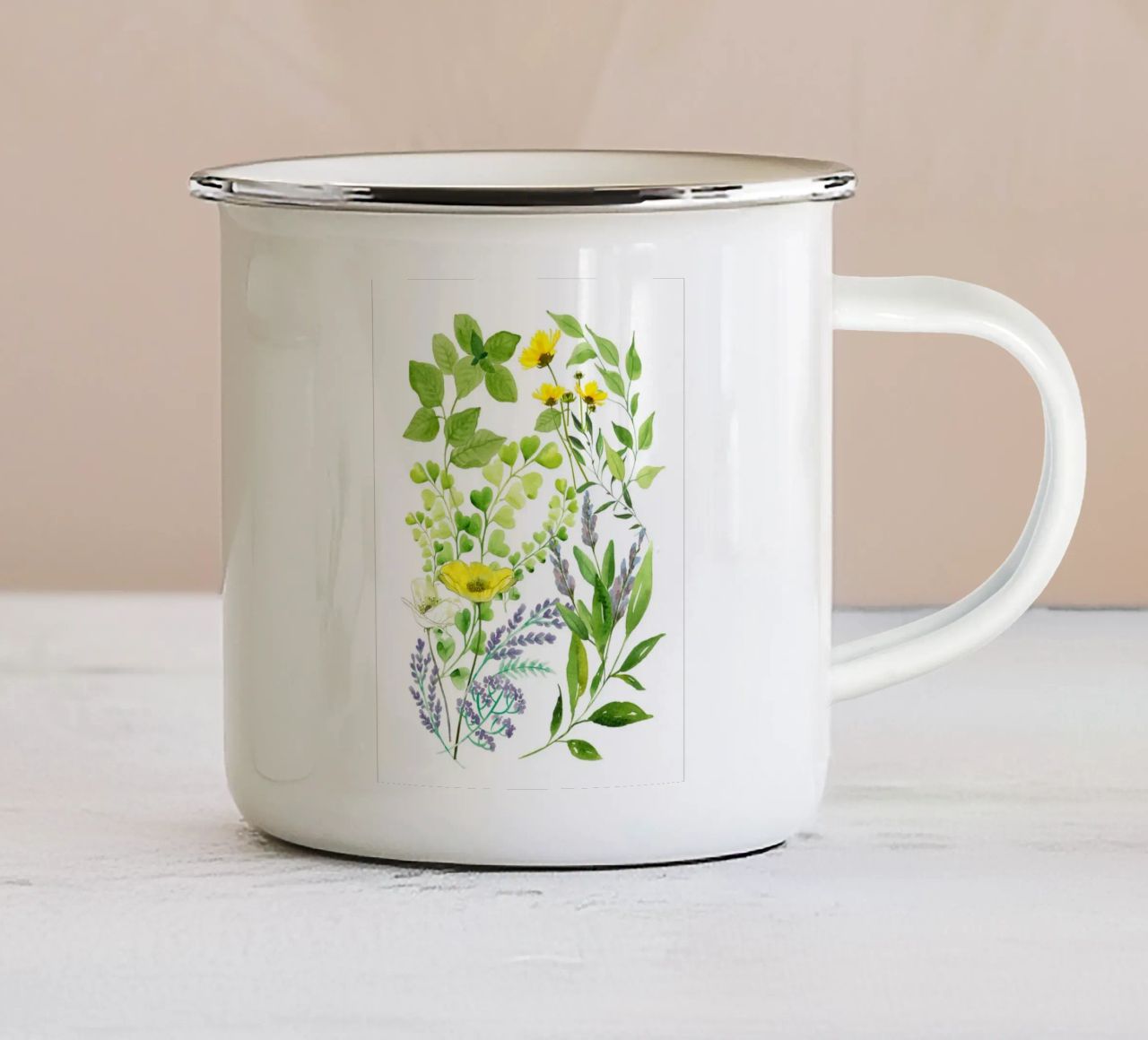Springtime tazza in smalto da Nadjaa