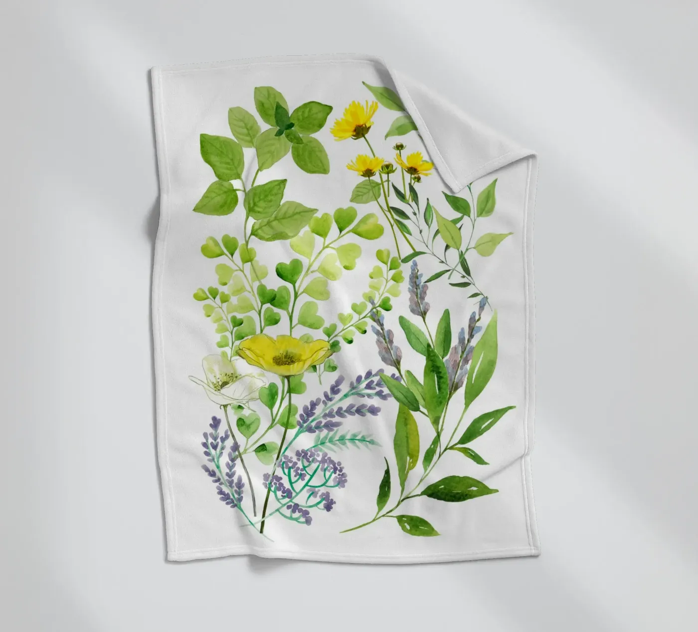 Springtime fleece blanket by Nadjaa