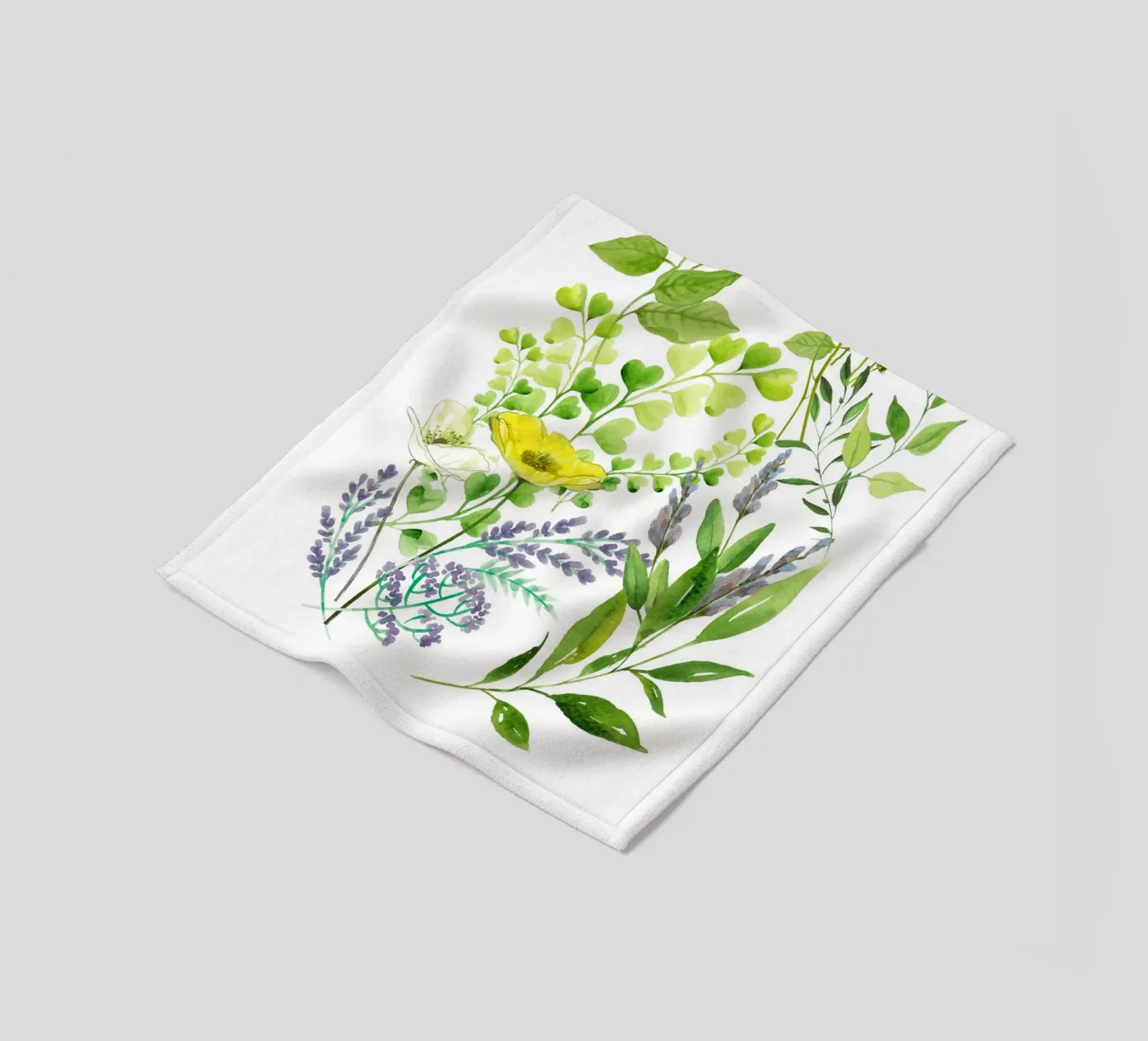 Springtime fleece blanket by Nadjaa