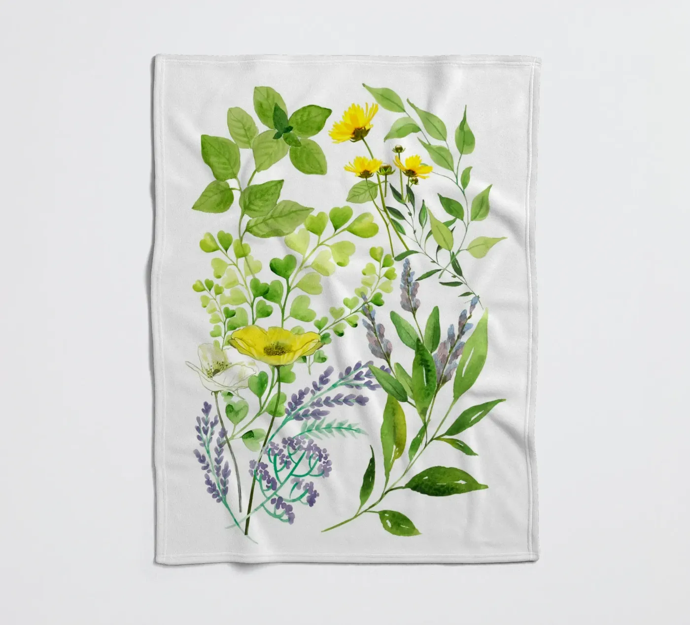 Springtime fleece blanket by Nadjaa