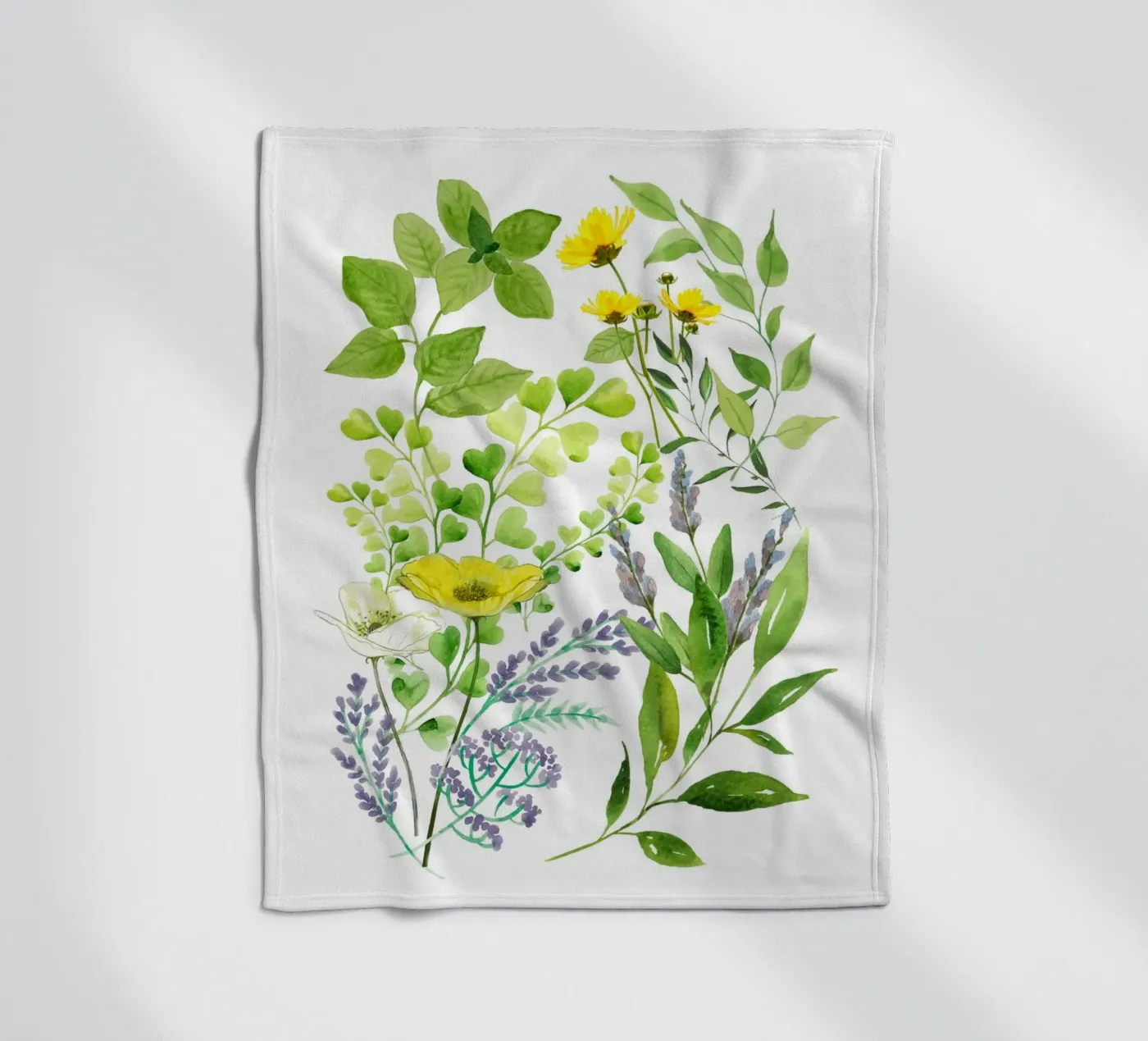 Springtime fleece blanket by Nadjaa