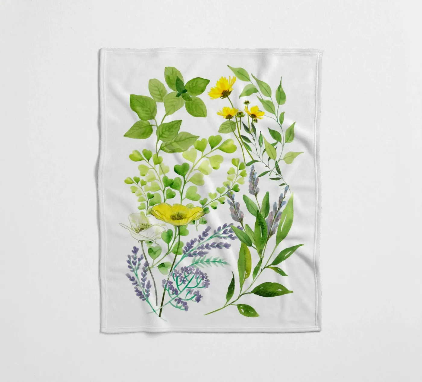Springtime fleece blanket by Nadjaa
