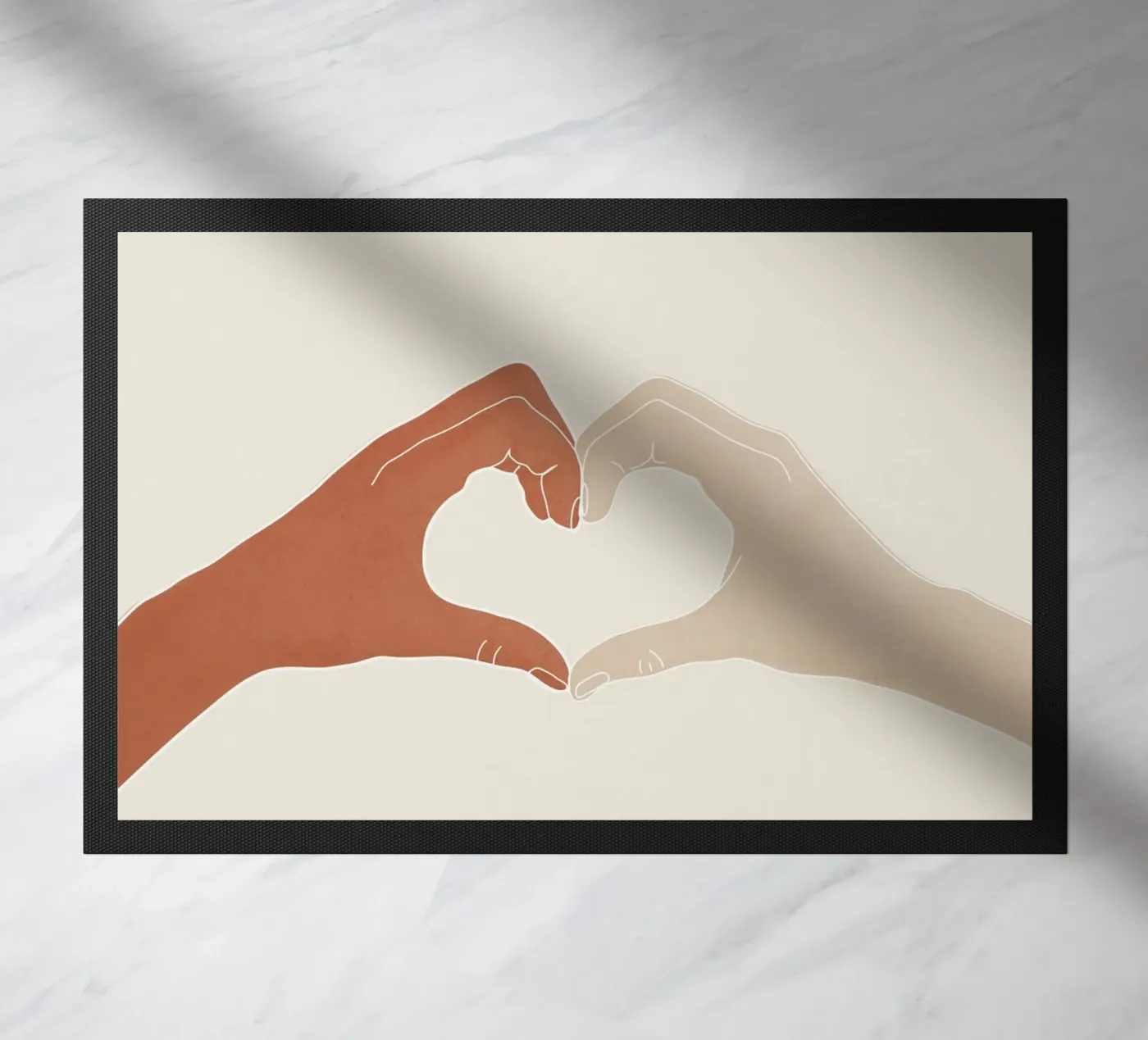 Heart deurmat van Nadjaa