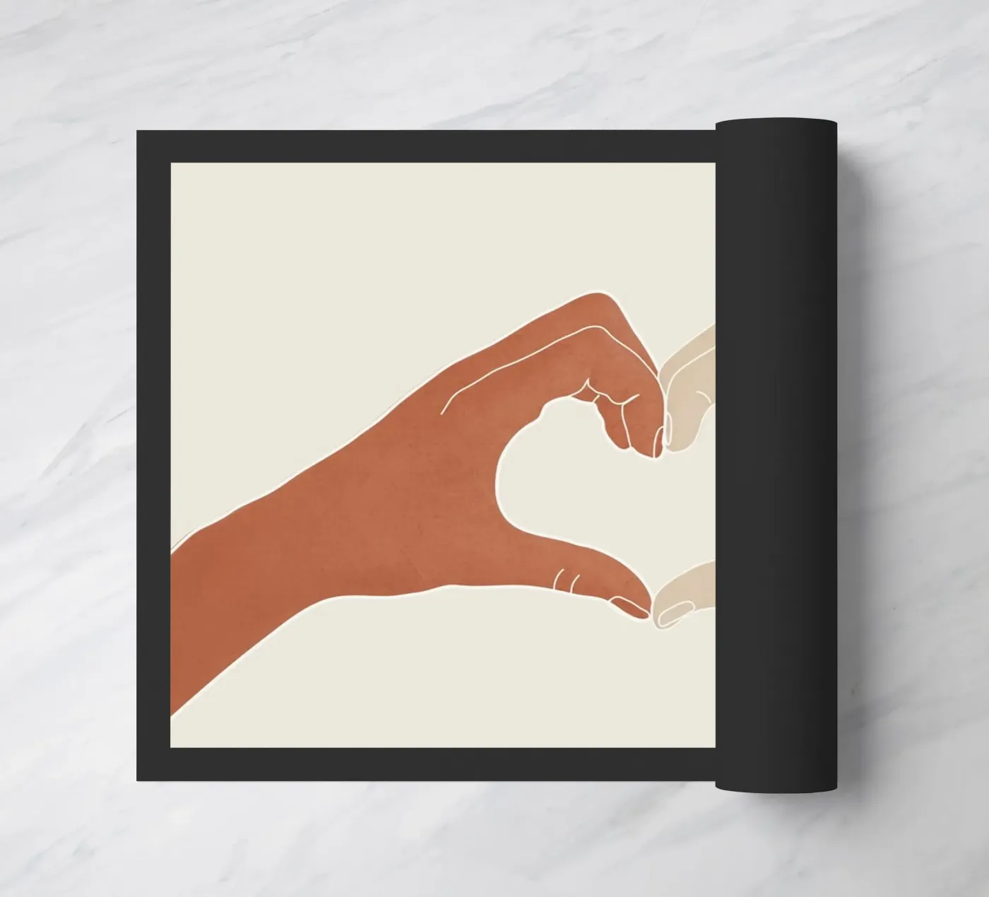 Heart deurmat van Nadjaa