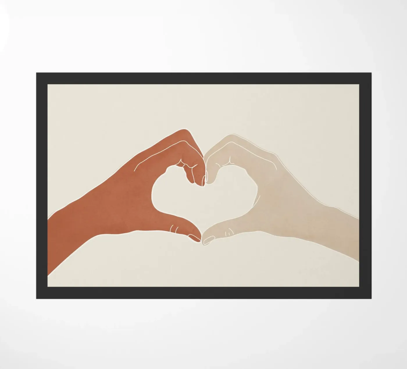 Heart deurmat van Nadjaa