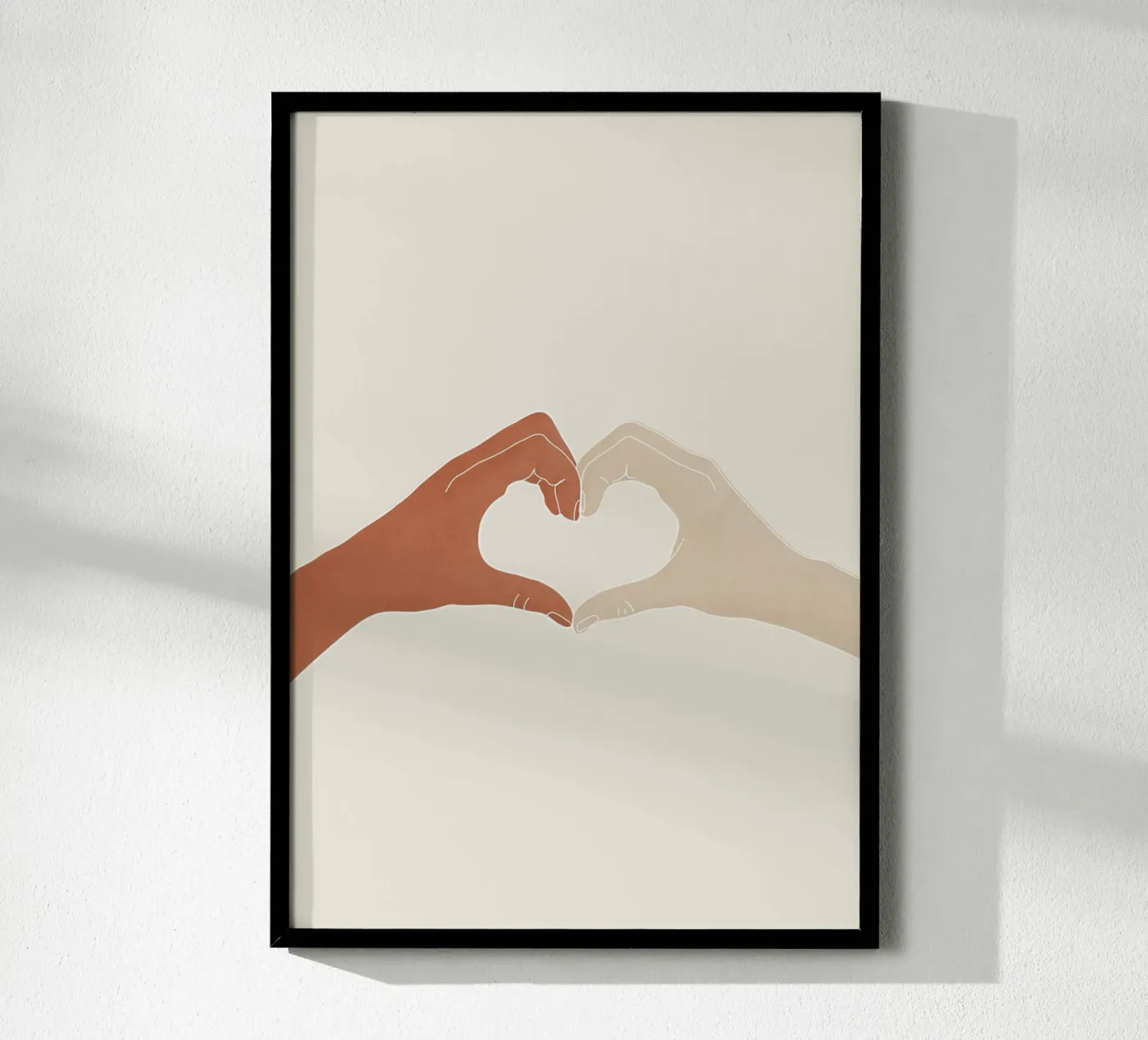 Heart poster by Nadjaa