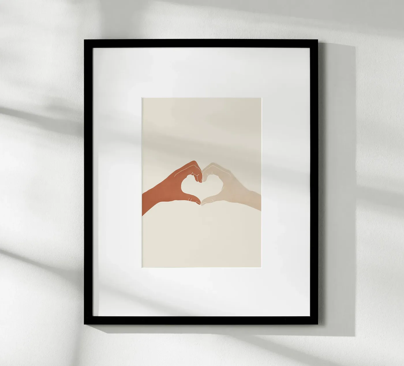Heart poster by Nadjaa
