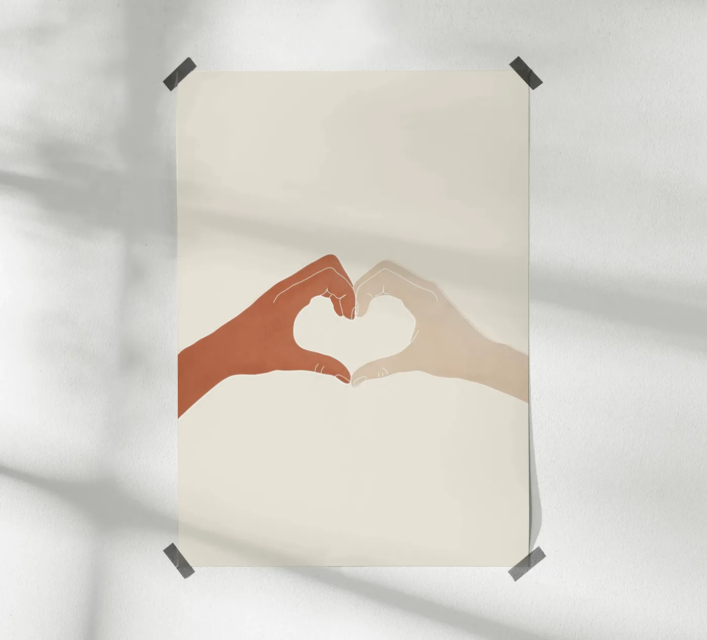 Heart poster by Nadjaa