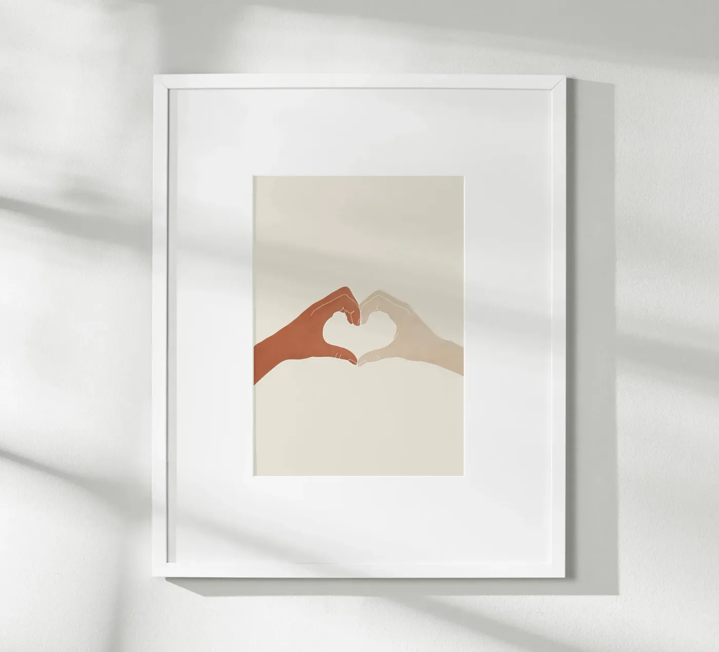 Heart poster by Nadjaa