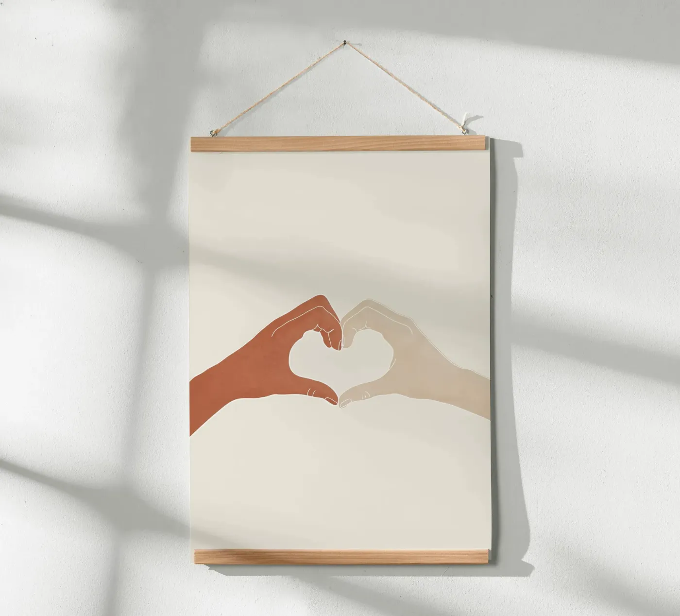 Heart poster by Nadjaa