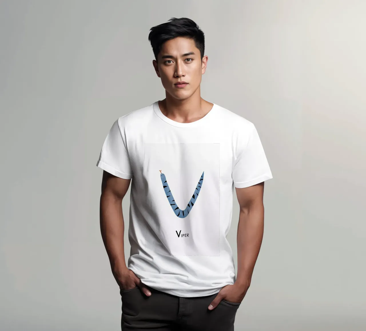 V for Viper t-shirt da Little Flourishes