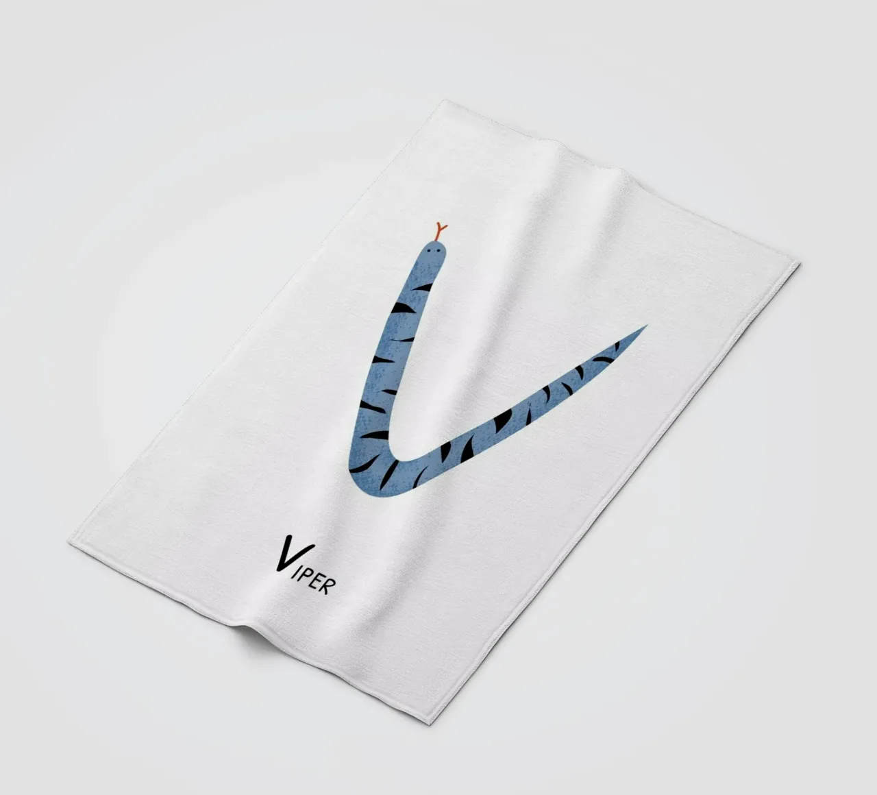 V for Viper coperta in pile da Little Flourishes