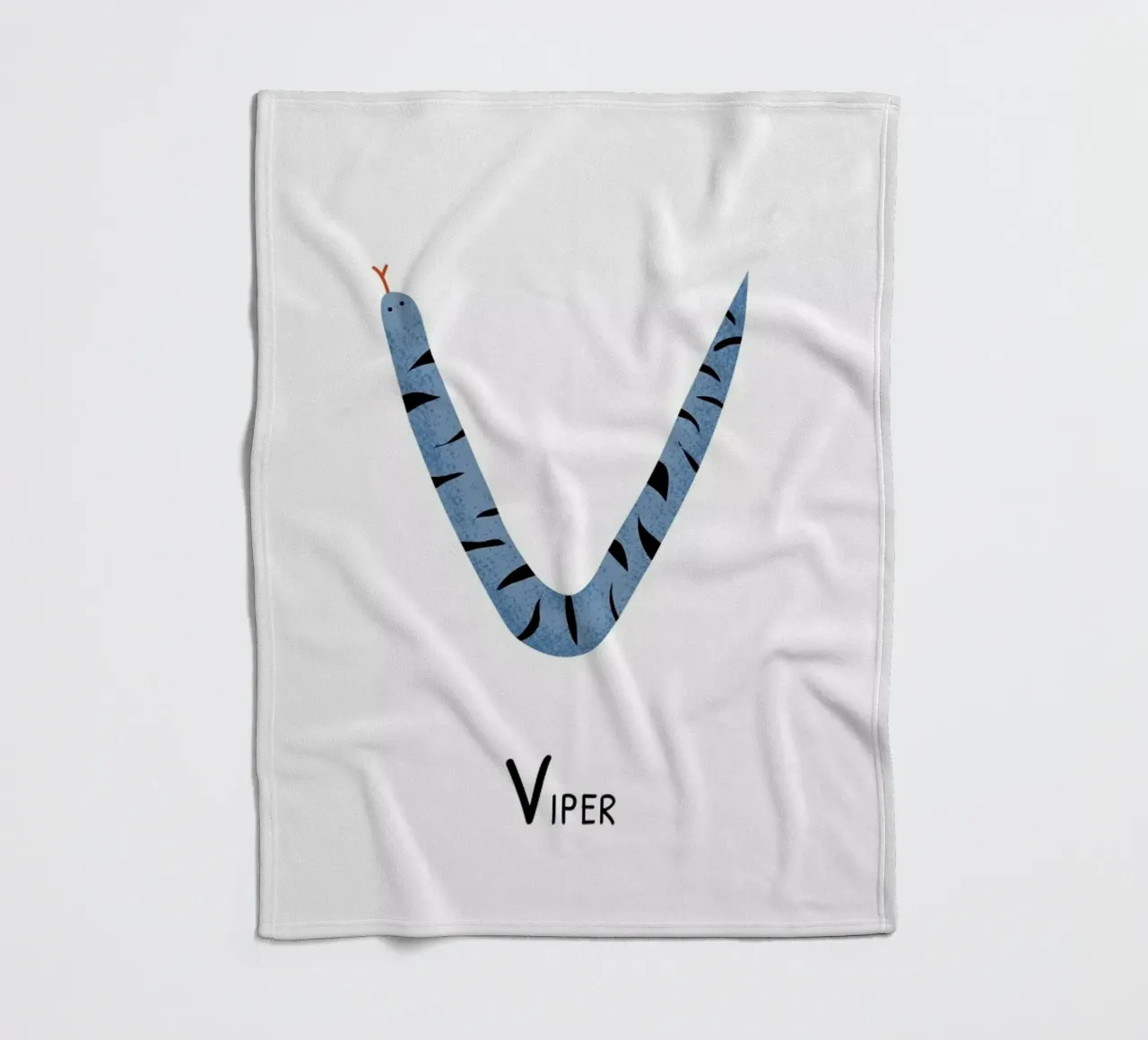 V for Viper coperta in pile da Little Flourishes