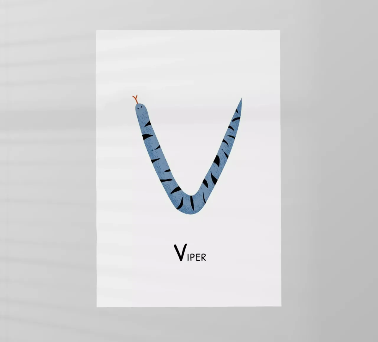 V for Viper pellicola backlit da Little Flourishes