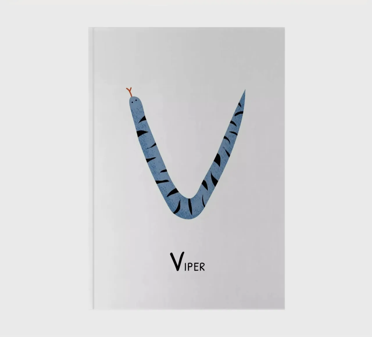 V for Viper notebook by Little Flourishes