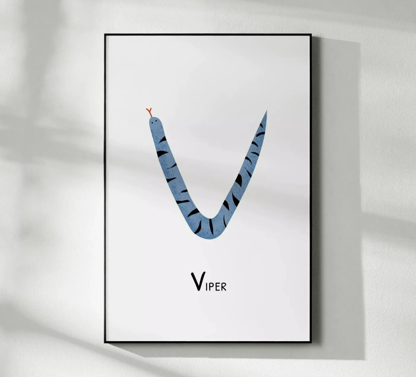 V for Viper plexiglass da Little Flourishes
