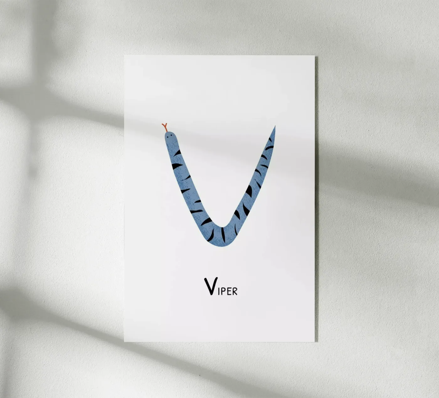 V for Viper plexiglass da Little Flourishes